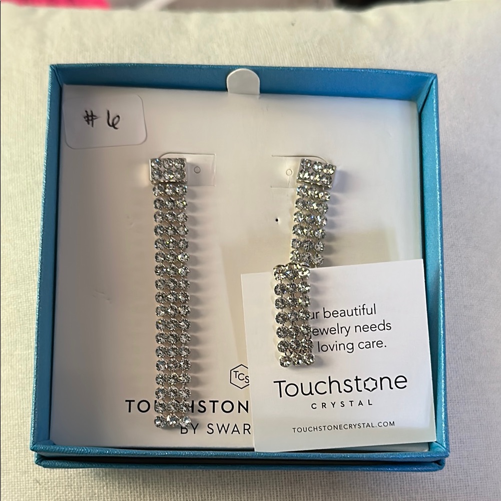 Touchstone Crystal Night Out Earrings 48$